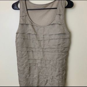 LOFT Tiered Tank size LG petite Women